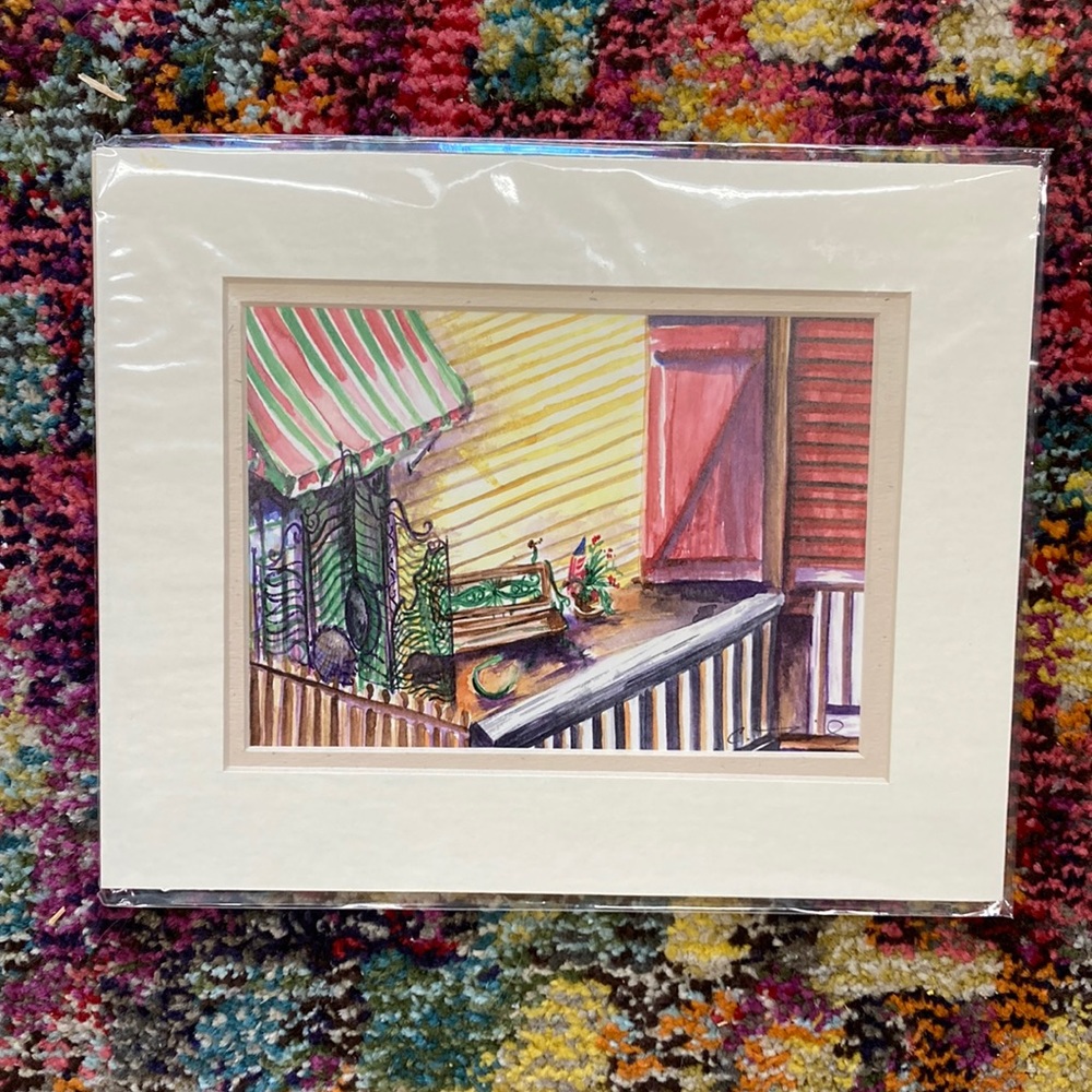 Original Art Print Reproduction 8x10”